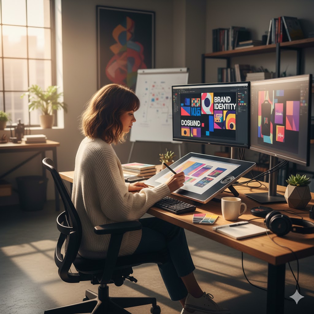 מה החיבור בין מעצב גרפי לסופר?